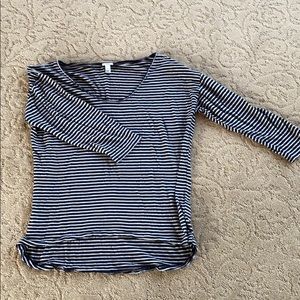 J. Crew boatneck Tee with 3/4 sleeves